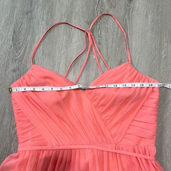 David’s Bridal Chiffon Mini Dress Size 8 - Picture 9 of 13